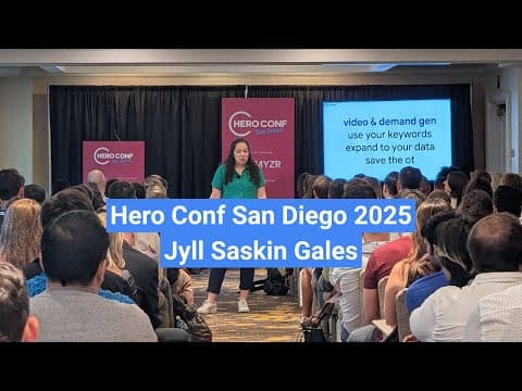 Hero Conf 2025: Advanced Audience Targeting Strategies with Jyll Saskin Gales