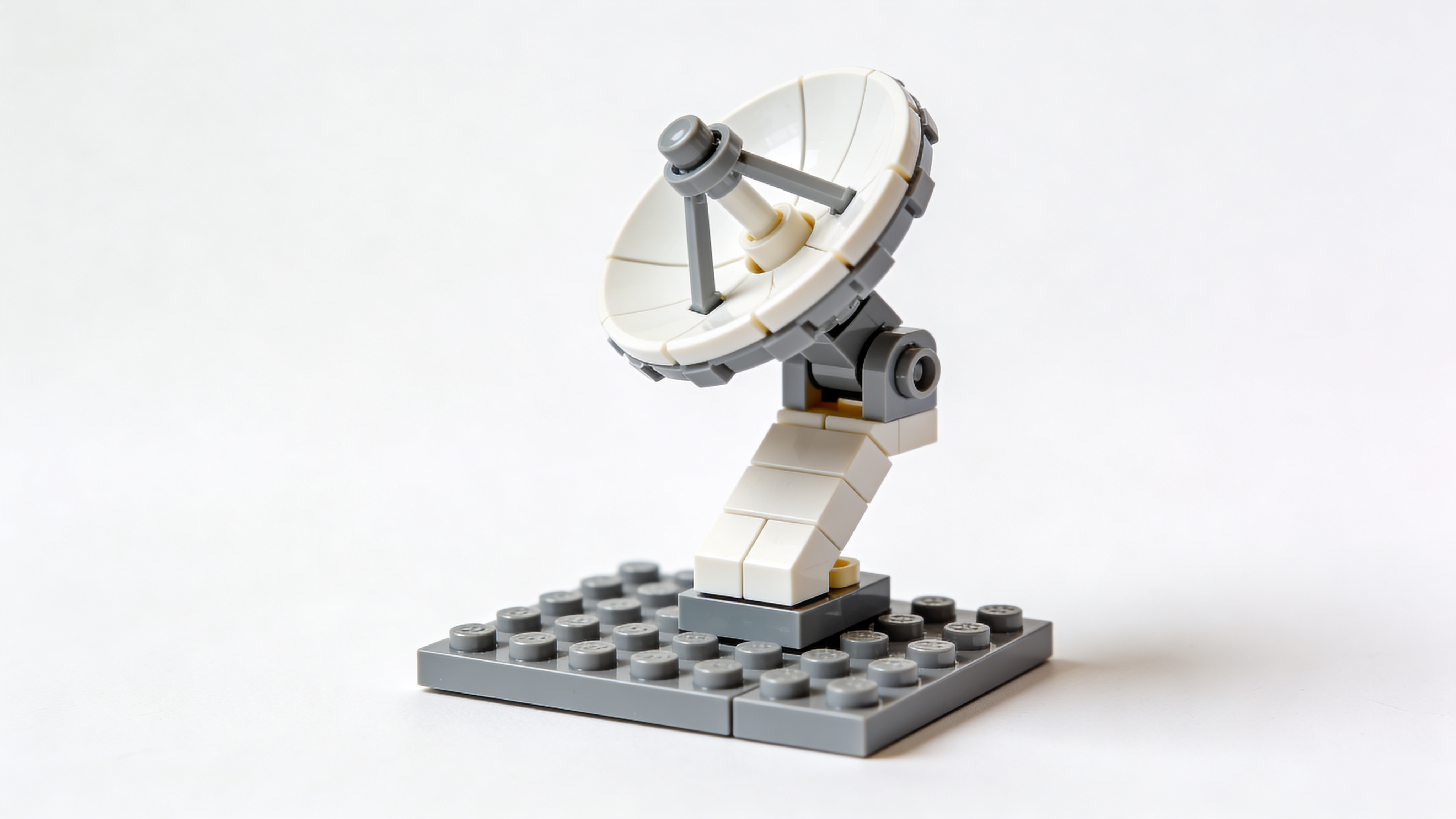 A small Lego satellite dish